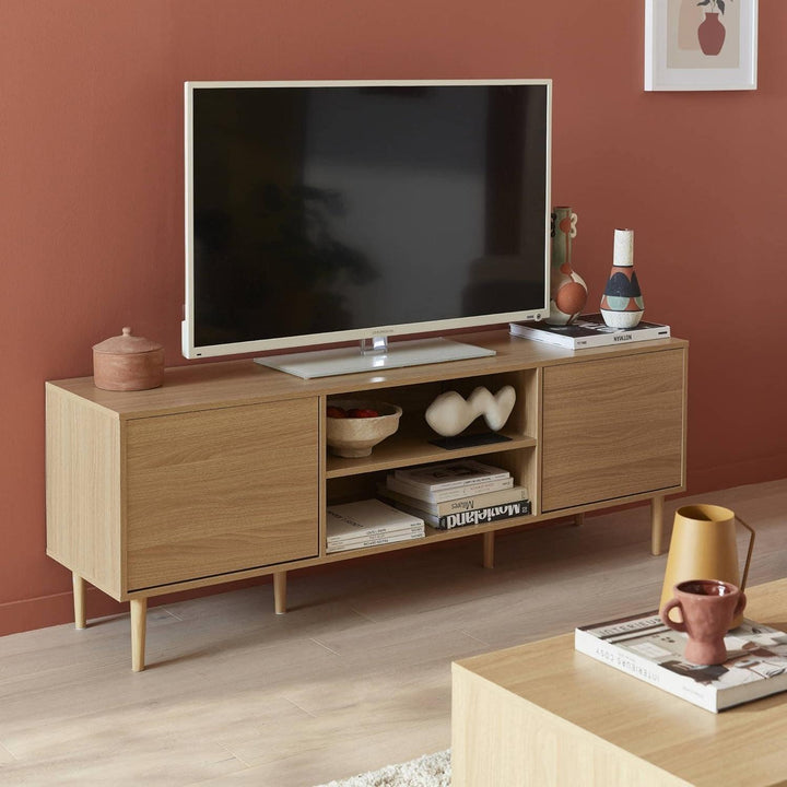 "Meuble TV Bois Contemporain" | Designix - 3333    - https://designix.fr/