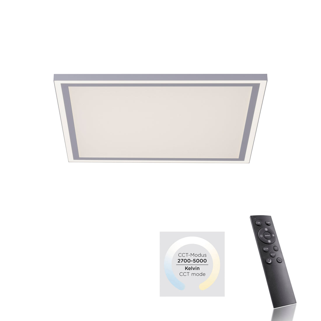 Plafonnier Edging blanc, H 46,4 cm