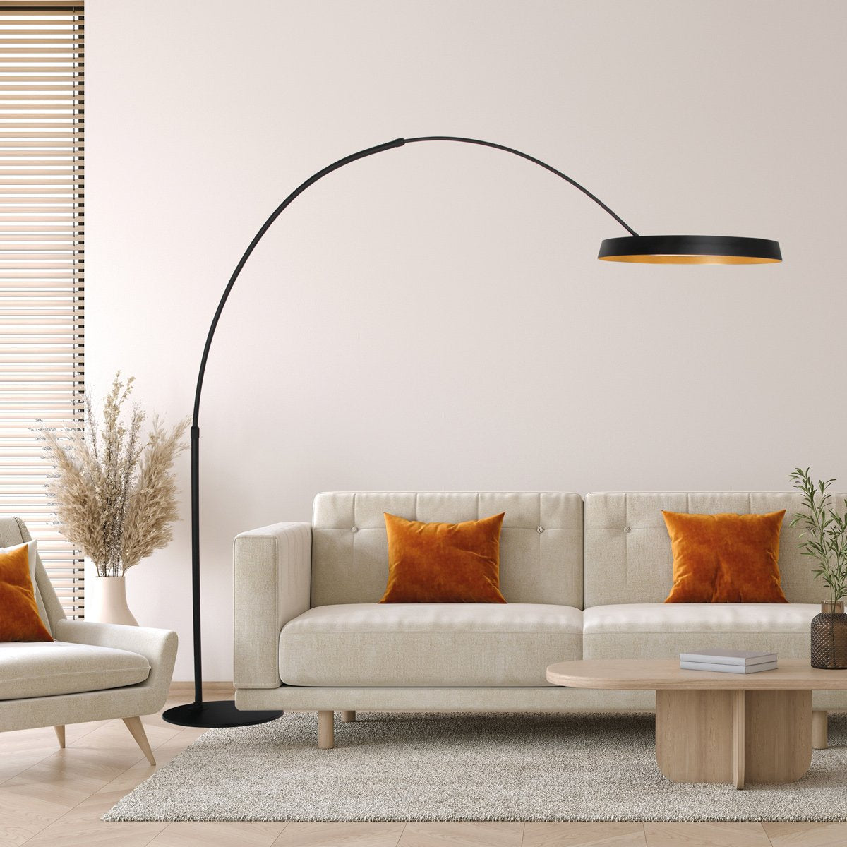 Lampadaire Ringlux noir
