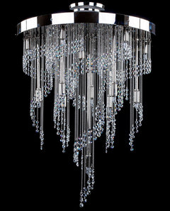 Suspension spirale en cristal L435CLN