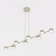 Suspension Megara 8 lumières beige