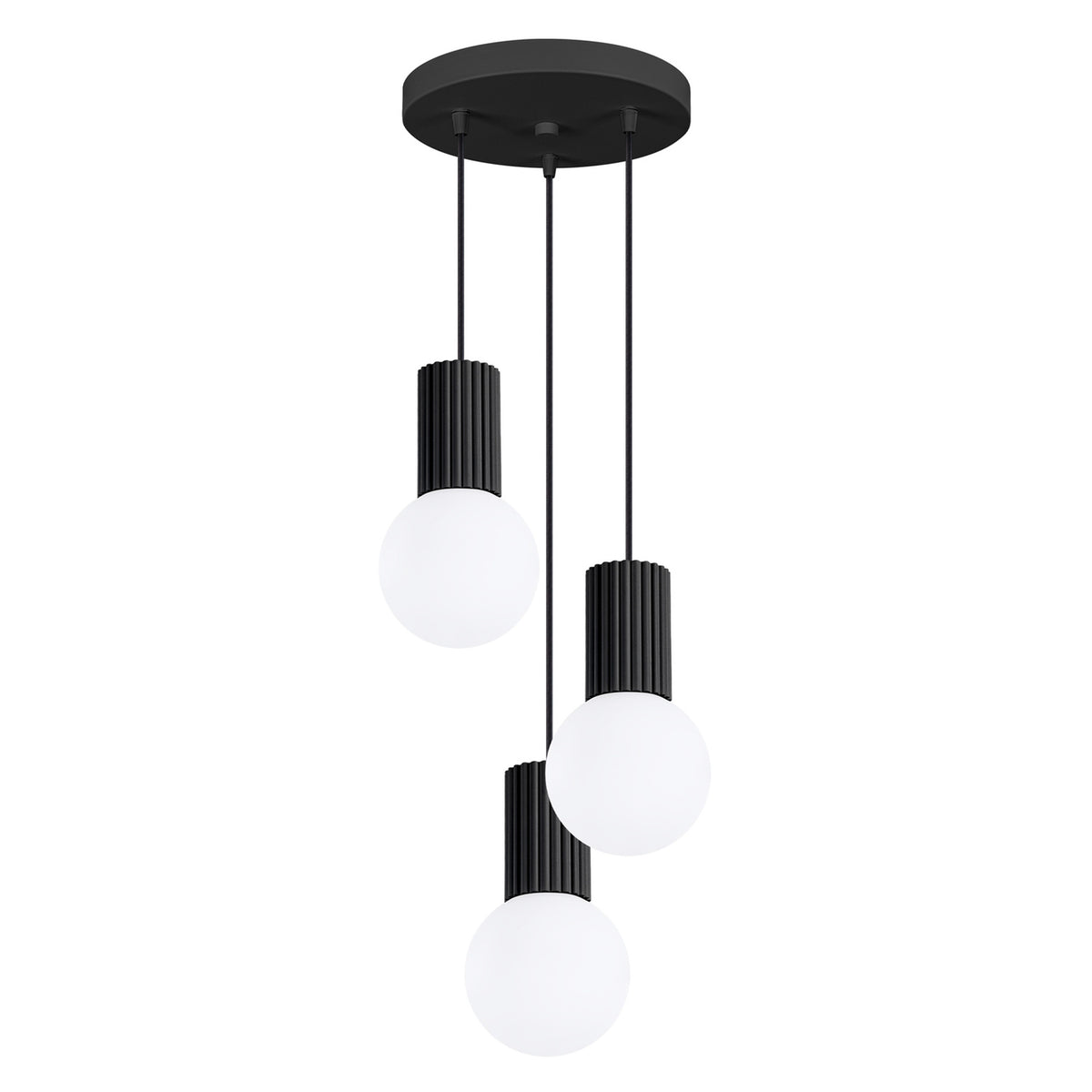 Lampe pendante HALO 3P Noir