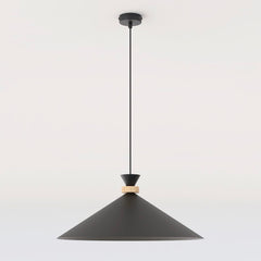 Suspension Olivo noire, H 50 cm