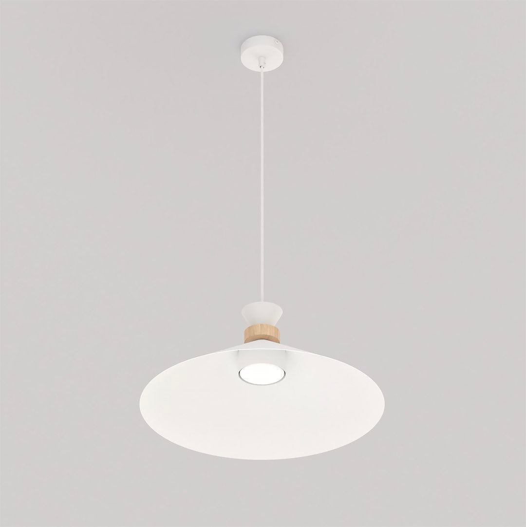 Suspension Olivo blanche, H 40 cm