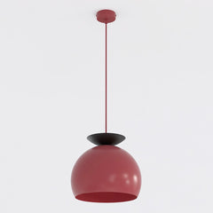 Suspension Geo bordeaux et noire