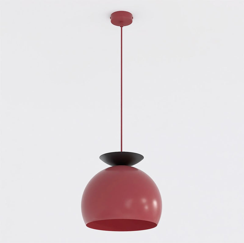 Suspension Geo bordeaux et noire