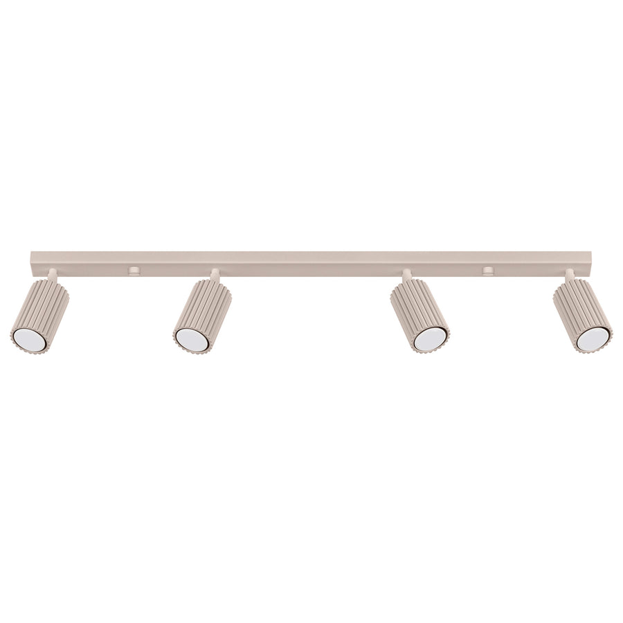 Plafonnier KARBON 4L brun Taupe