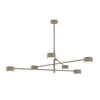 Plafonnier Natsu 6 lumières beige