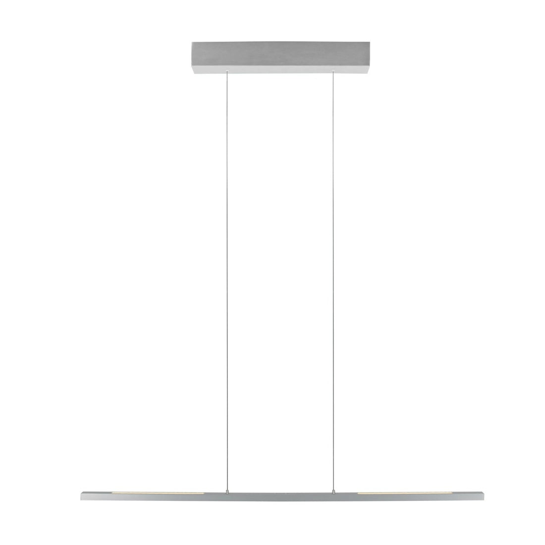 Suspension luminaire Bande argenté