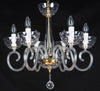 Lustre en verre transparent EL225607