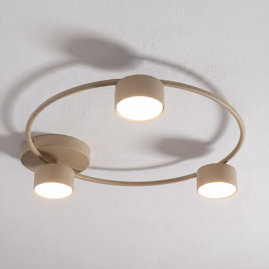 Plafonnier Lucio 3 lumières beige