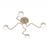Plafonnier Kurage 4 lumières beige