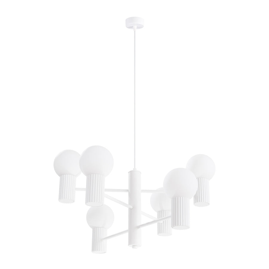 Lustre HALO 6 Blanc