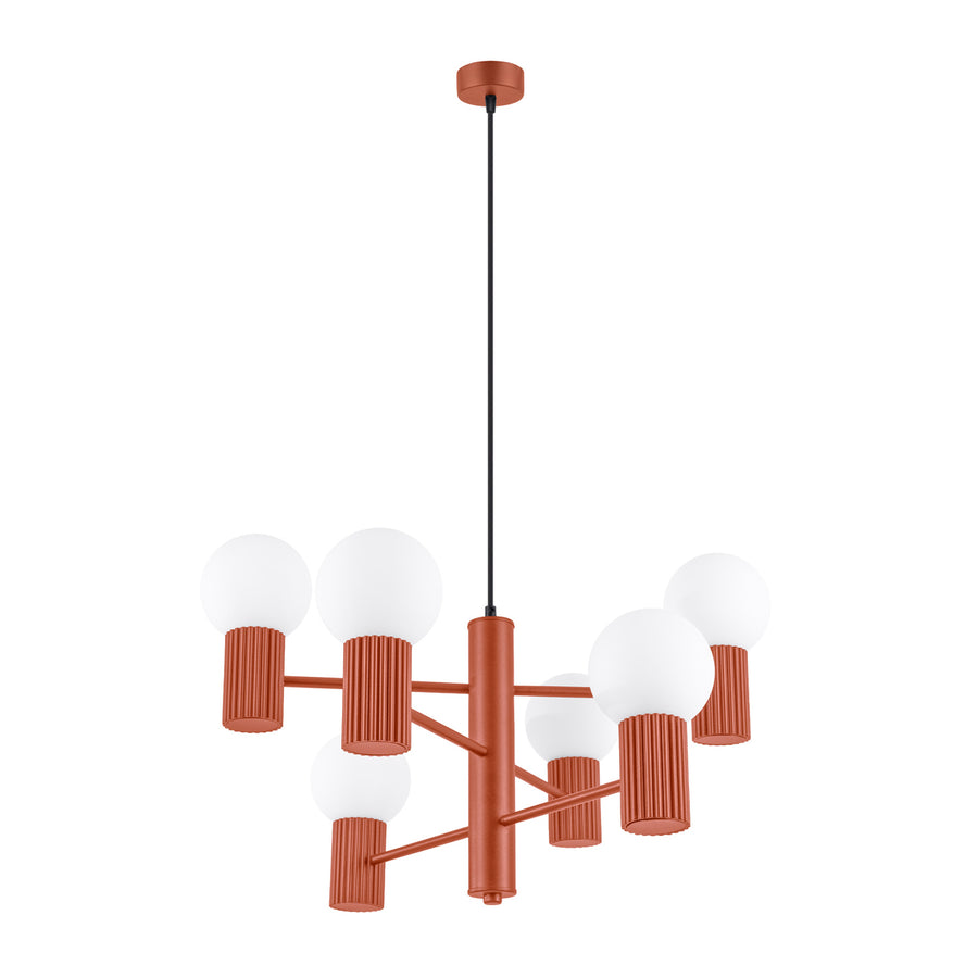 Lustre HALO 6 Ocre rouge