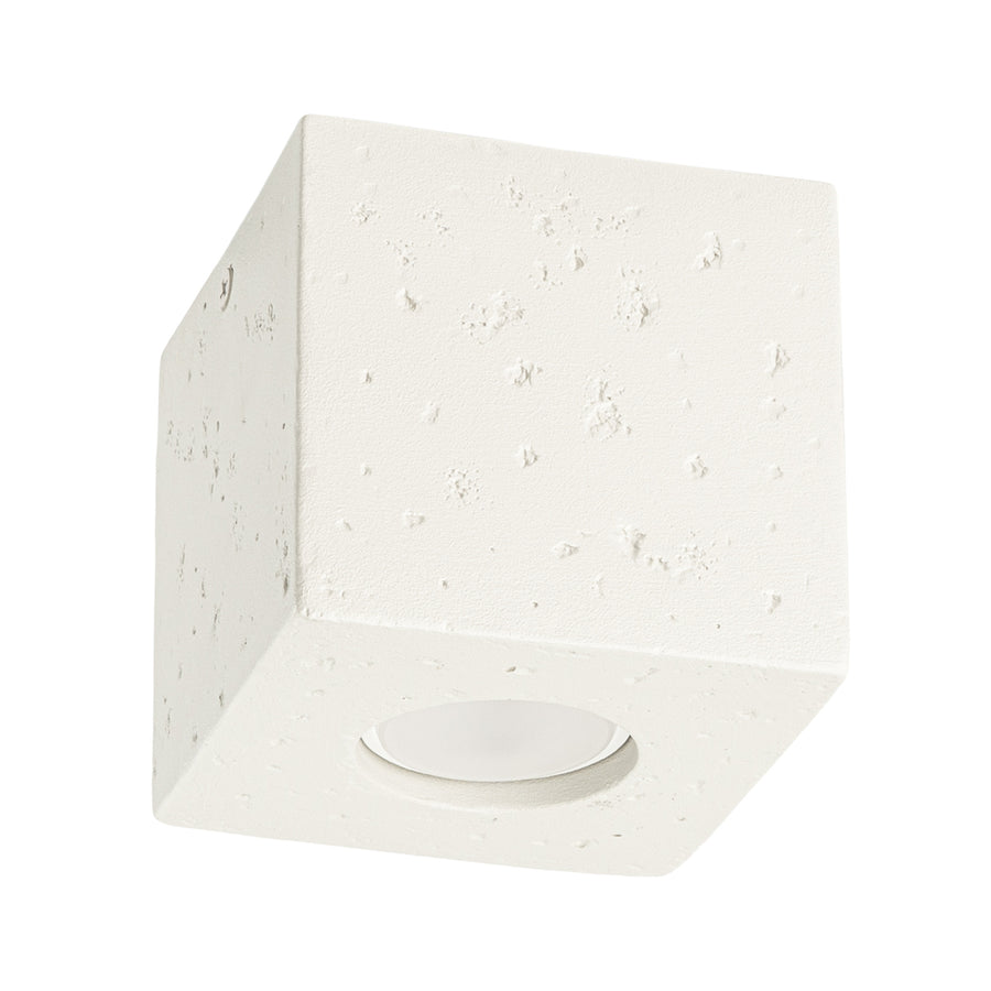 Plafonnier QUAD en béton Beige