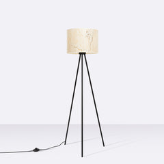Lampadaires coloris beige pour salon