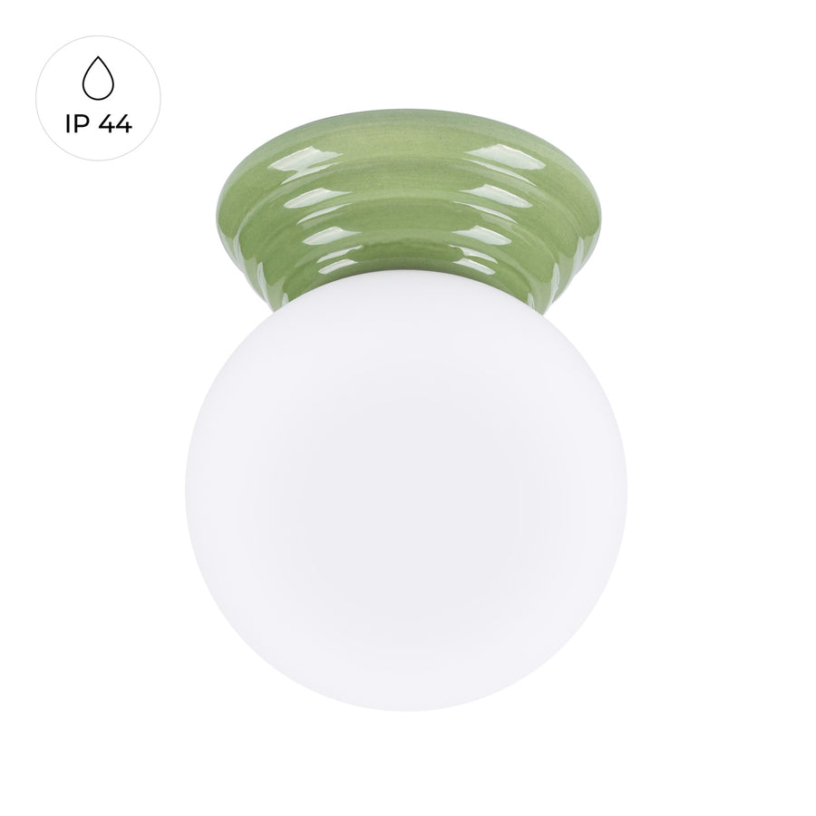 Plafonnier ZORI IP44 Vert olive