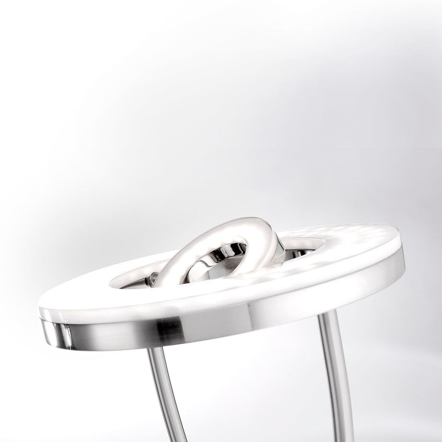Lampadaire Helia acier, L 53 cm