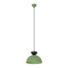 Suspension Lunaro 1 lumière noire et verte