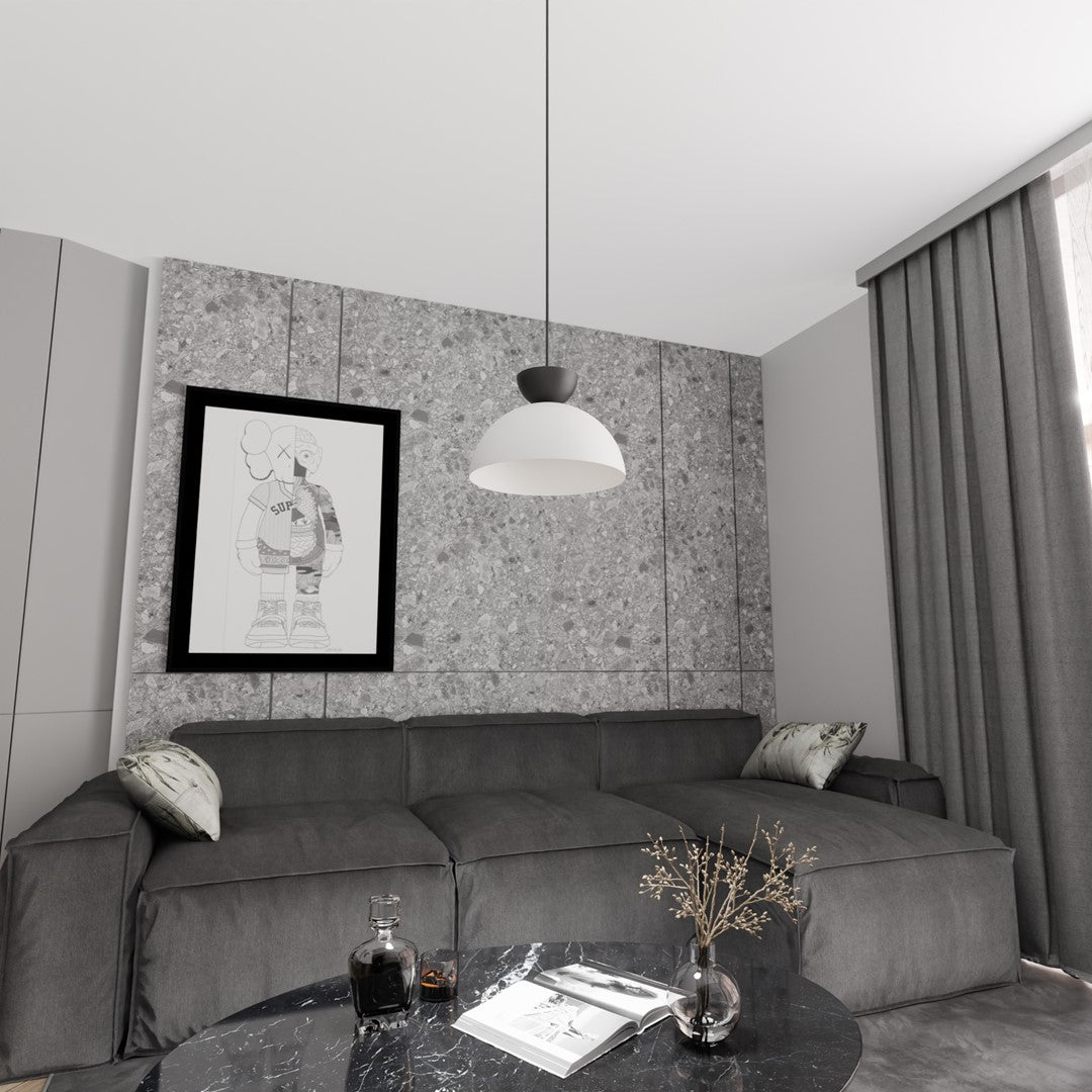 Suspension Lunaro noire et blanche, taille S