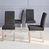 Chaises Tissu Bois Massif | Lueur