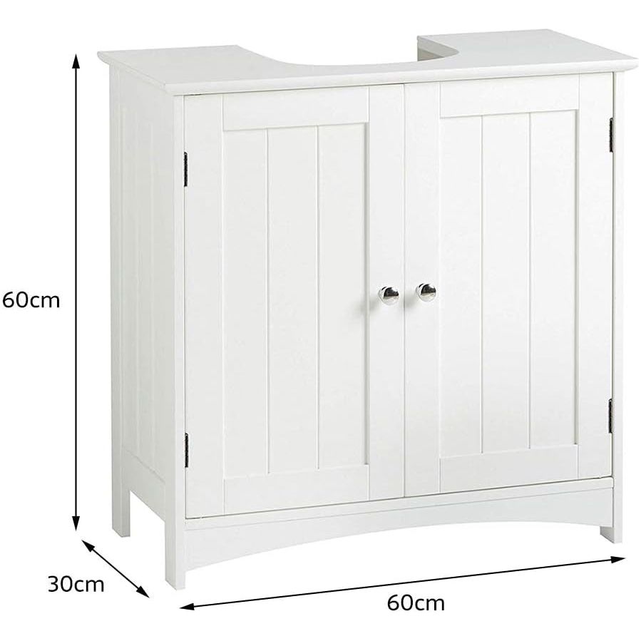 Meihe Meuble De Salle De Bains,Armoire De Toilette En Bois,Placard De Rangement Toilettes,Meuble De Rangement, Mdf,Meuble De Salle De Bain Sur Pied, Bain/Salon/Cuisine/Chambre/Couloir,60 * 30 * 60Cm | Designix - Amazon    - https://designix.fr/