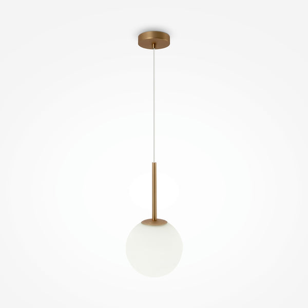 Basic form Suspension luminaire doré
