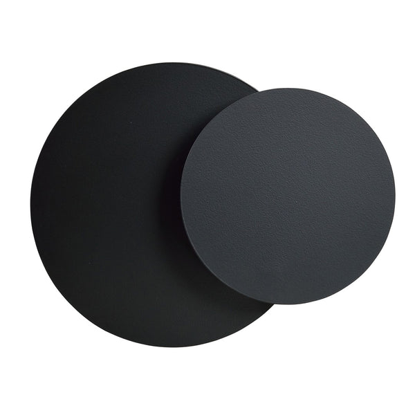 Applique murale Circle 1 lumière noire