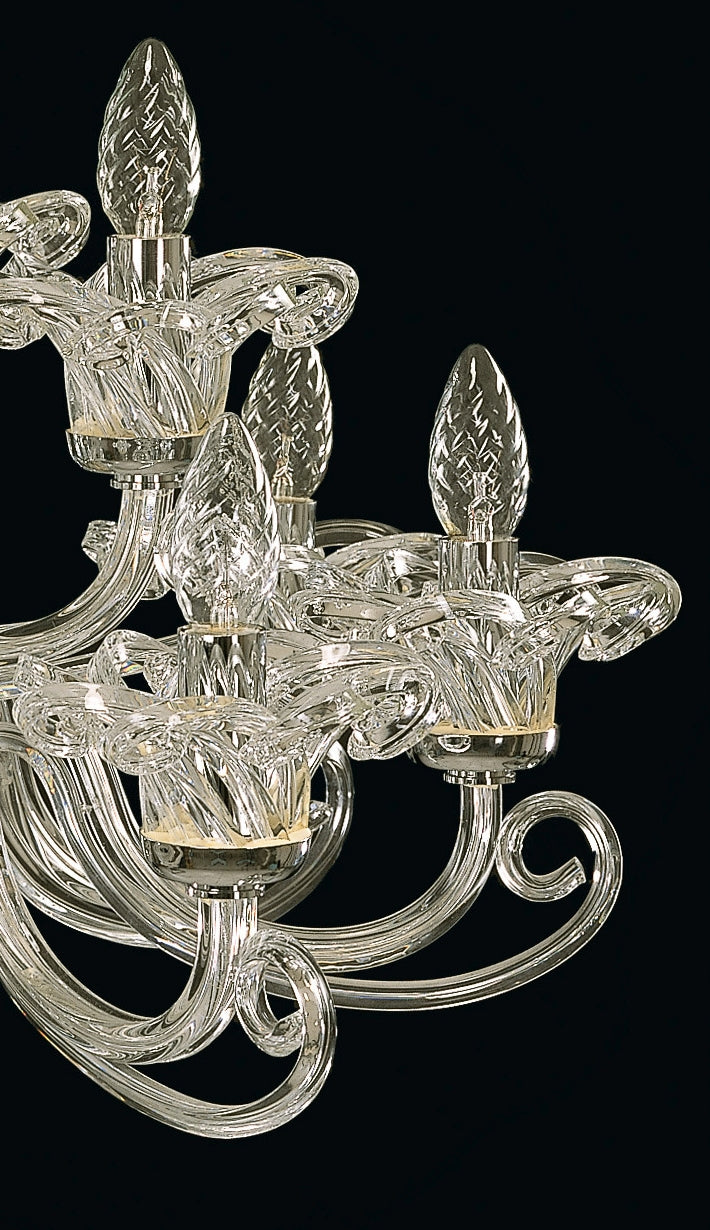 Lustre en verre transparent EL4001200