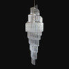 Suspension spirale en cristal