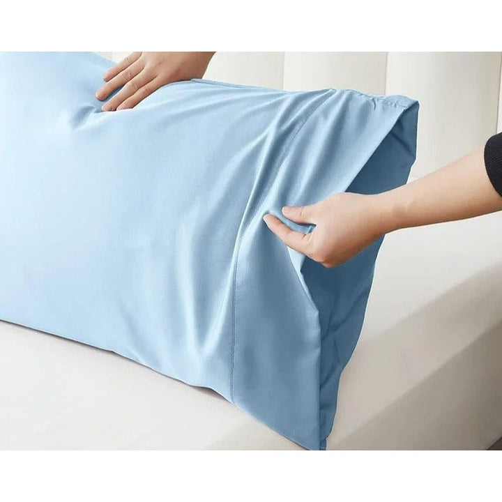 2 Taies d'Oreiller Coton | Pure - Designix Taies d'oreiller Blanc 2 pièces 51x71cm