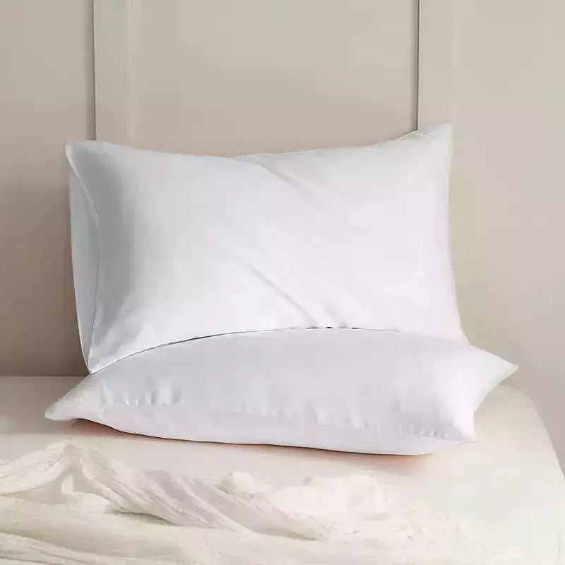 2 Taies d'Oreiller Coton | Pure - Designix Taies d'oreiller Blanc 2 pièces 51x71cm