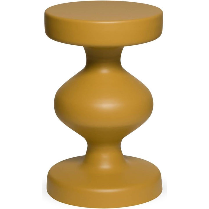 Alice'S Home - Table D'Appoint. Bout De Canapé. Table De Chevet En Métal. Moutarde. Hawa Ø29.5 X H 47Cm | Designix - Amazon    - https://designix.fr/