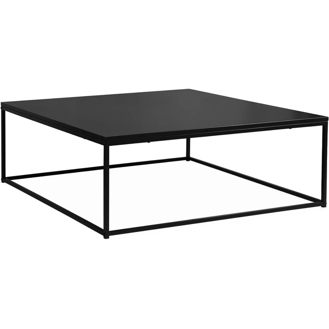 Alice'S Home - Table Basse. Industrielle. Structure Métal Noir. L 100 X L 100 X H 36Cm | Designix - Amazon    - https://designix.fr/