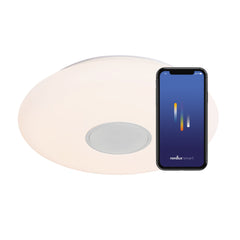Plafonnier LED Djay Smart multicolore blanc