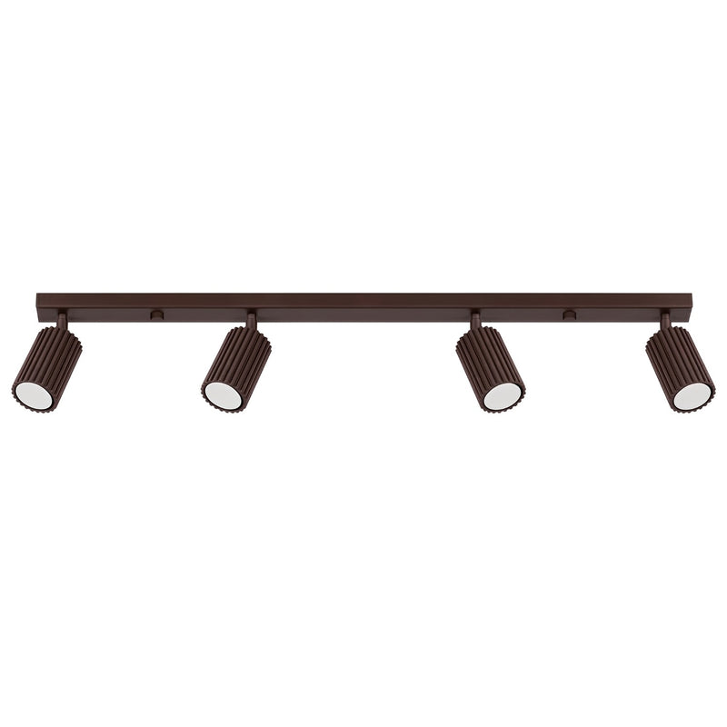 Plafonnier KARBON 4L brun