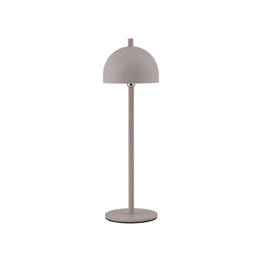 Produit seul détouré sur fond blanc, abat-jour demi-sphère beige
