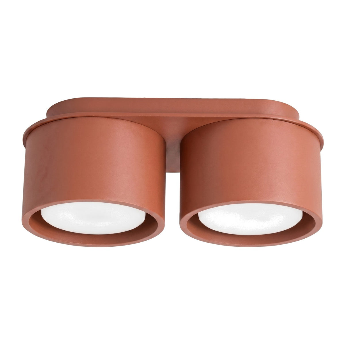 Plafonnier MODO 2 GX53 Ocre rouge