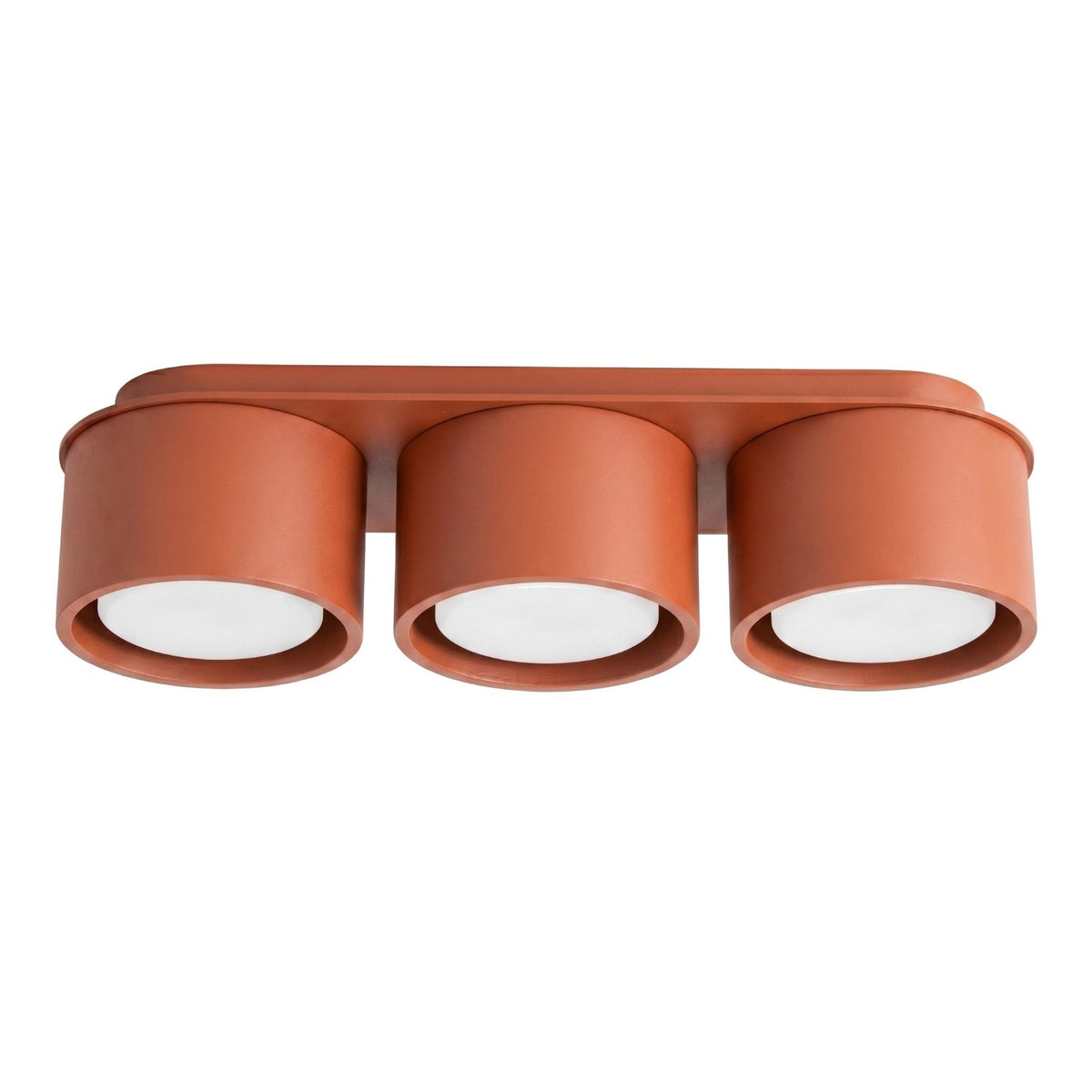 Plafonnier MODO 3 GX53 Ocre rouge