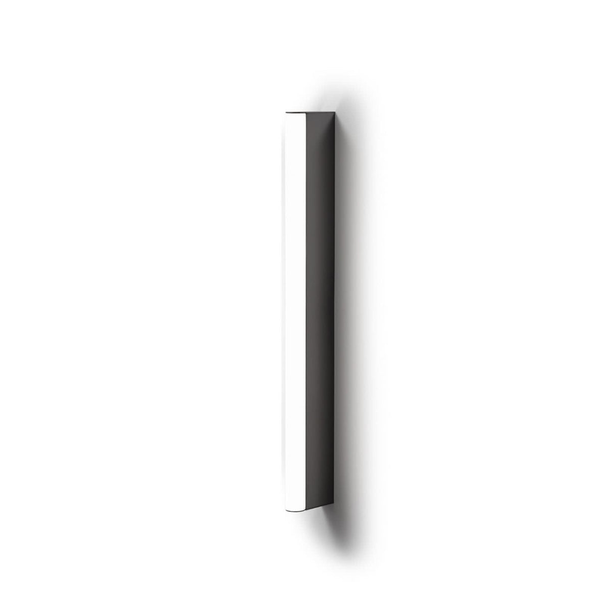 Applique murale LED Slat en aluminium, noir, hauteur 60 cm, IP44