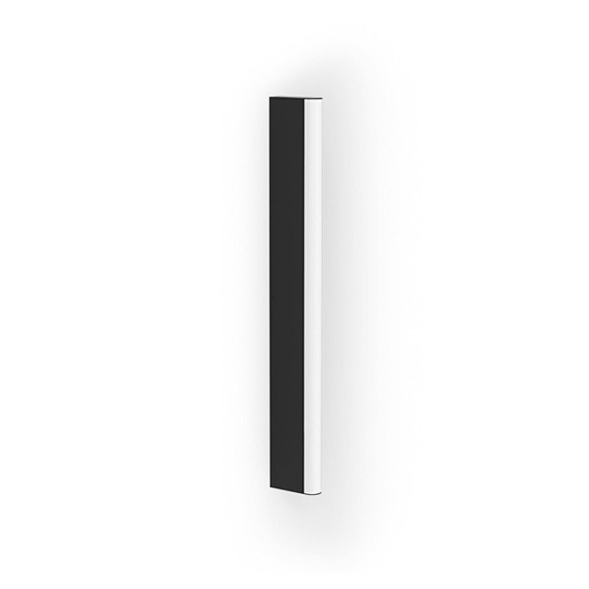 Applique murale LED Slat en aluminium, noir, hauteur 60 cm, IP44