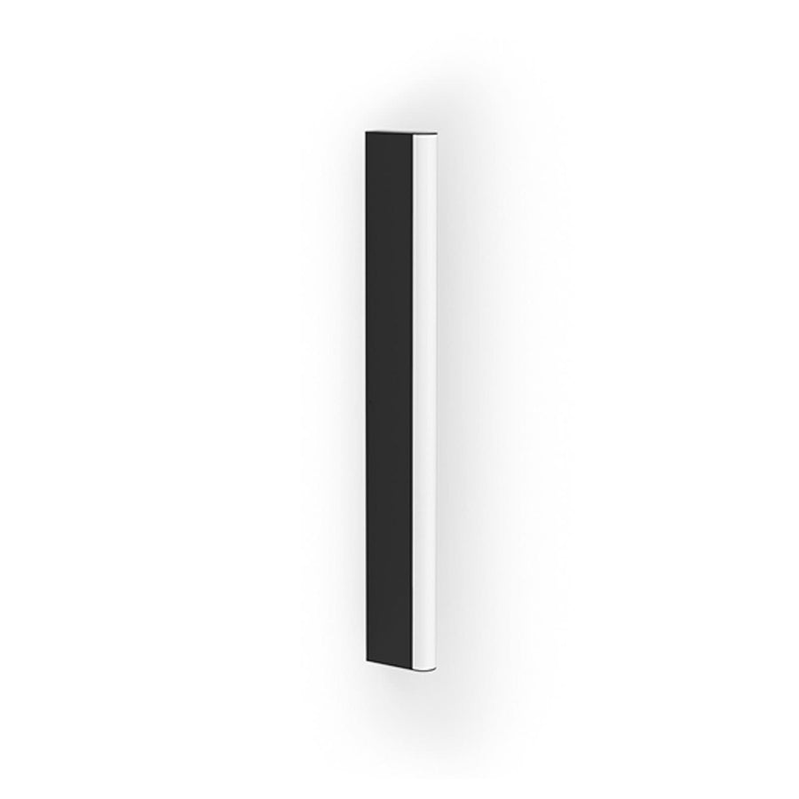Applique murale LED Slat en aluminium, noir, hauteur 60 cm, IP44