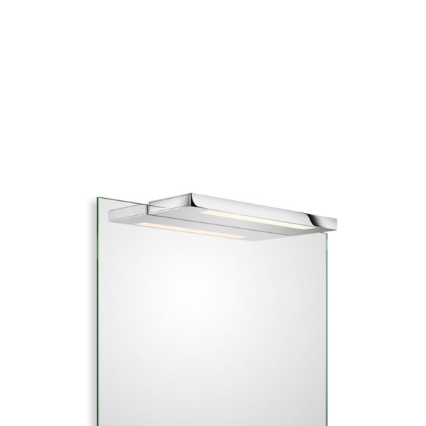 Applique murale LED Slim 1 en métal, chromé, hauteur 2 cm, IP44