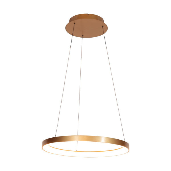 Suspension luminaire Ringlede doré