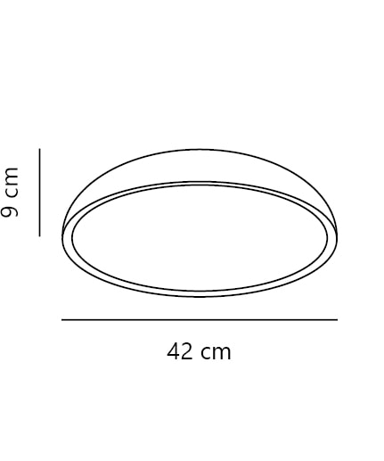 Plafonnier LED Penelopa 2700/4000K variable blanc