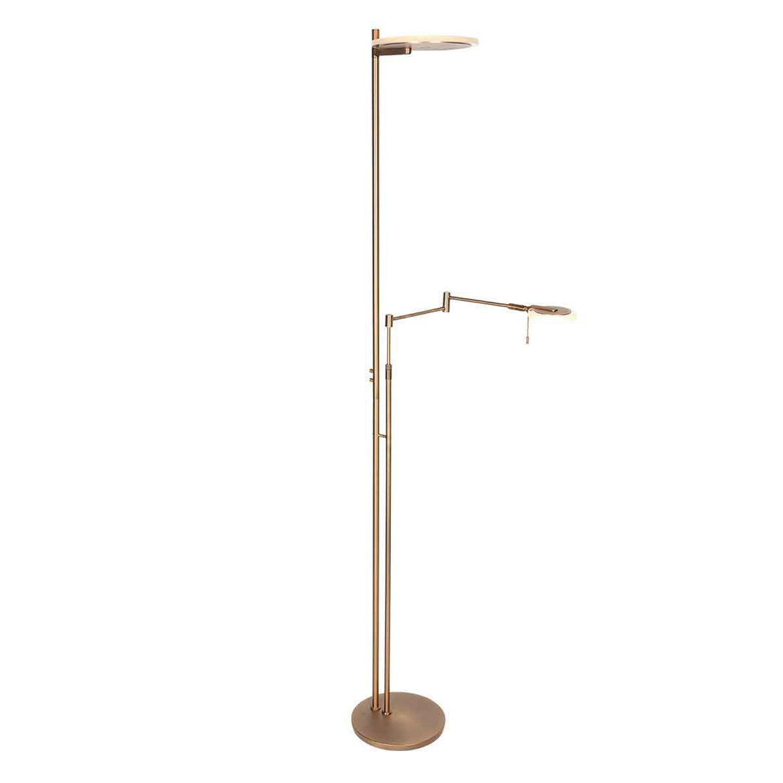 Lampadaire de couleur bronze Turound 2663BR, température et intensité de la lumière réglables