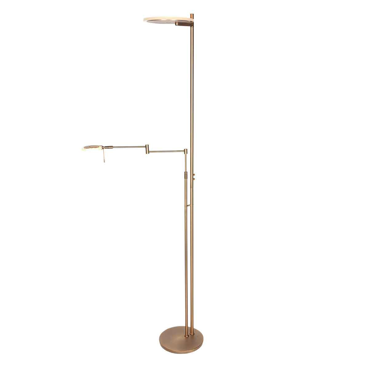 Lampadaire de couleur bronze Turound 2663BR, température et intensité de la lumière réglables