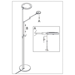Lampe Sur Pied Turound Moderne