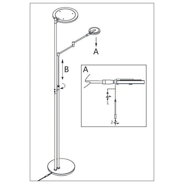Lampe Sur Pied Turound Moderne