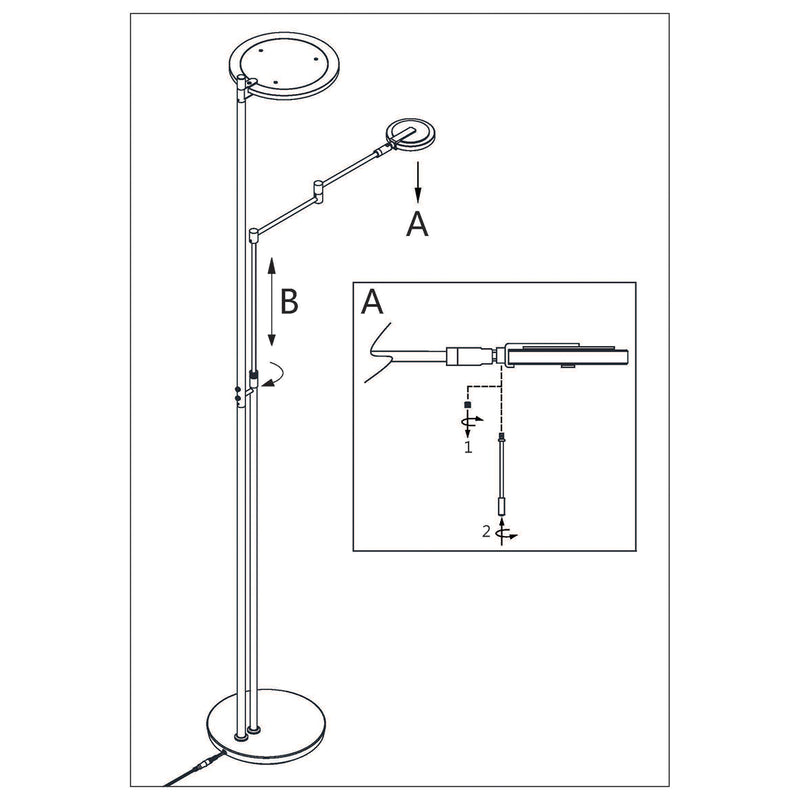 Lampe Sur Pied Turound Moderne